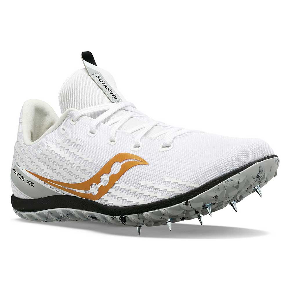 Saucony, Men's Havok XC3 Spike -  White - Regular (D)