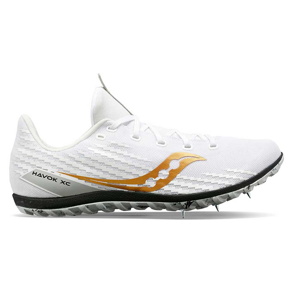 Saucony, Men's Havok XC3 Spike -  White - Regular (D)