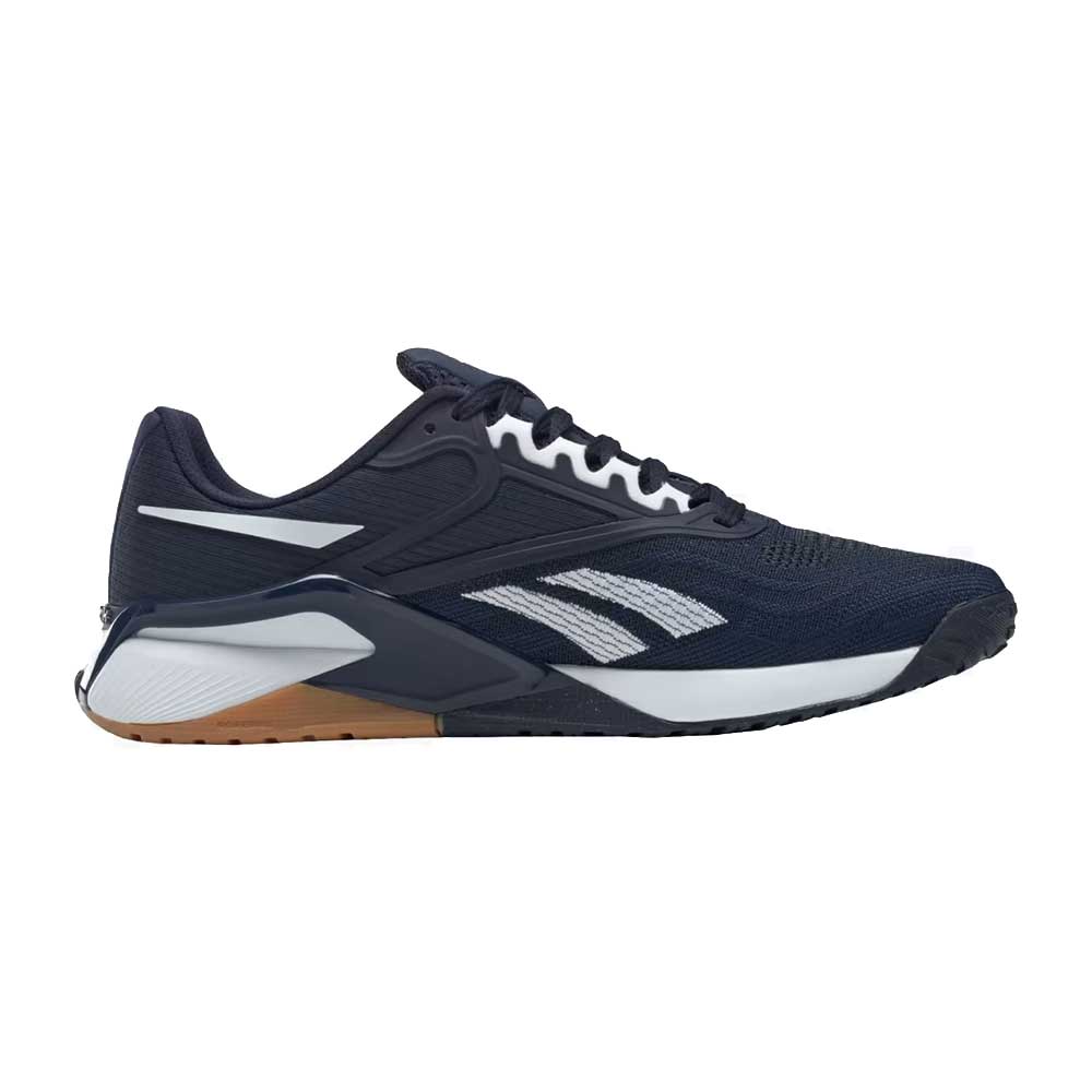 Reebok, Men's Nano X2 Training Shoe - White/Core Black/Vector Blue- Regular (D)