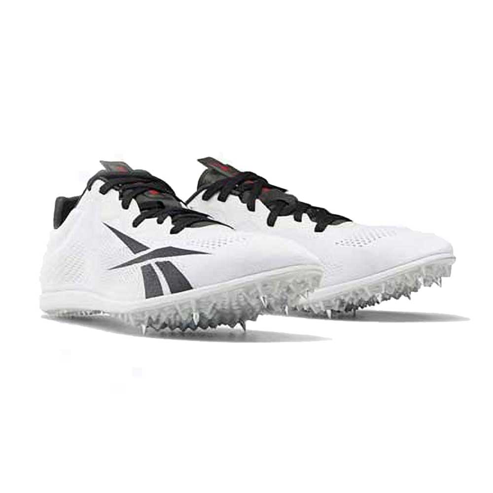 Reebok, Men's RBTC Racer 2 Track Spike- White/Black/Black - Regular (D)