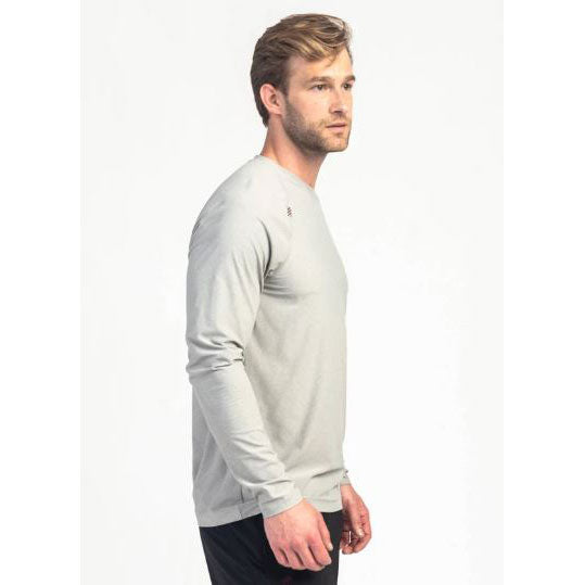 Rhone Apparel, Men's Reign Long Sleeve Shirt - Light Grey Heather