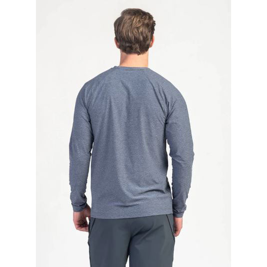 Rhone Apparel, Men's Reign Long Sleeve Top - Light Grey Heather