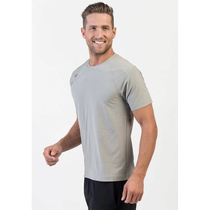 Rhone Apparel, Men's Reign Short Sleeve Shirt - Light Gray Heather