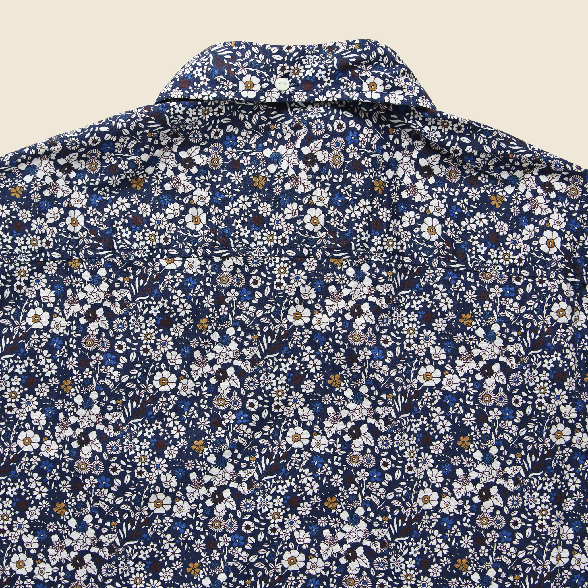 Barque, Multi-Color Floral Shirt - Navy