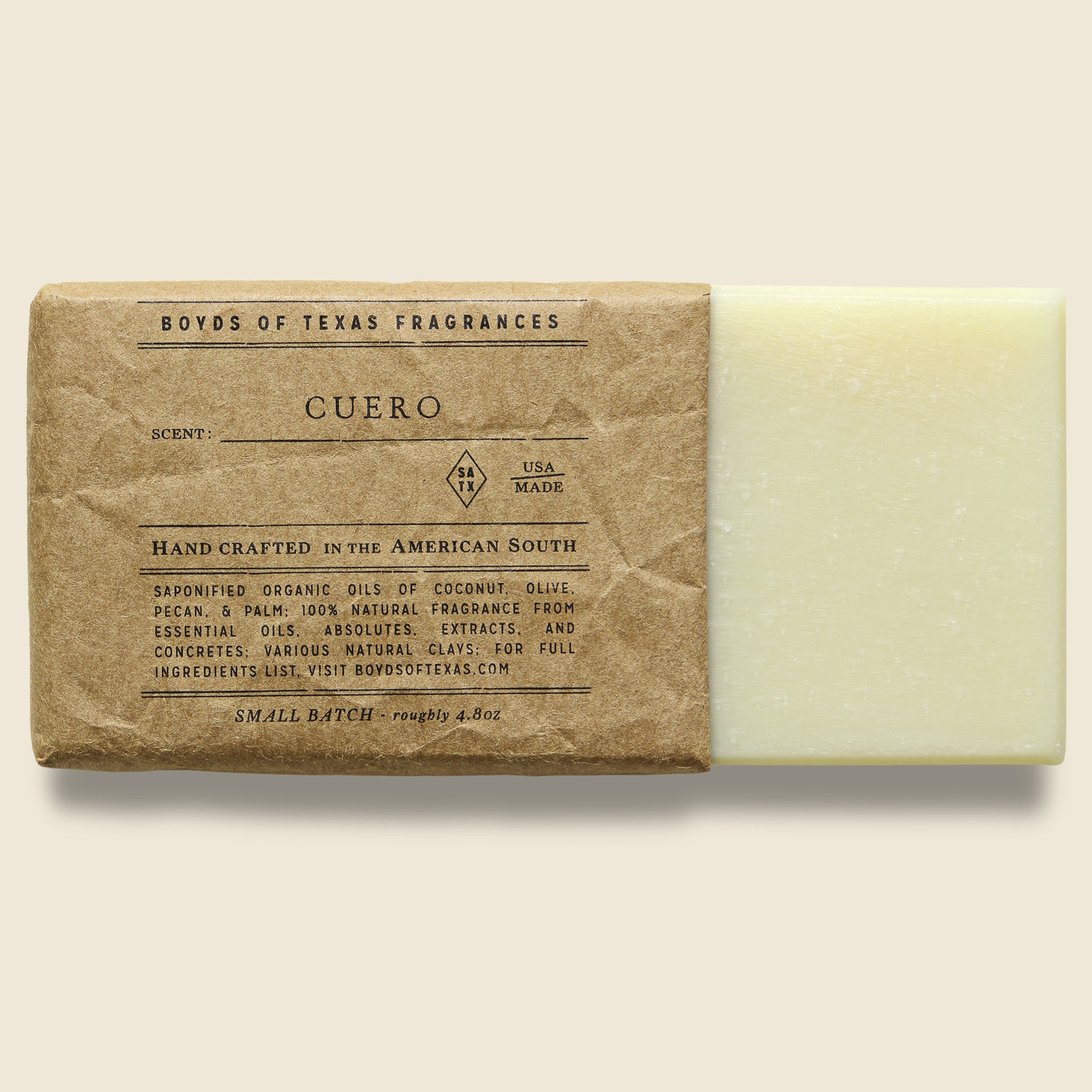 Boyd's of Texas, Natural Bar Soap - Cuero