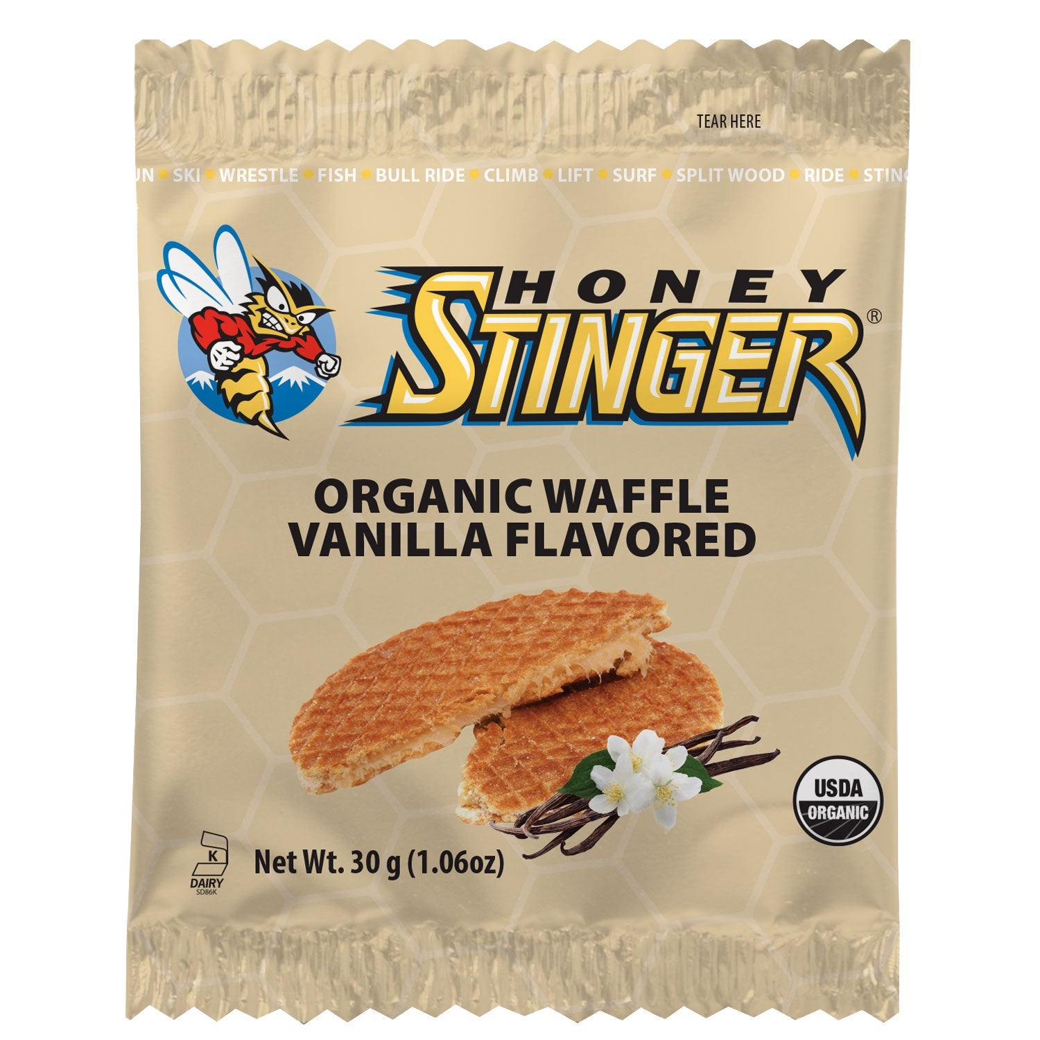 Honey Stinger, Organic Waffle - Vanilla