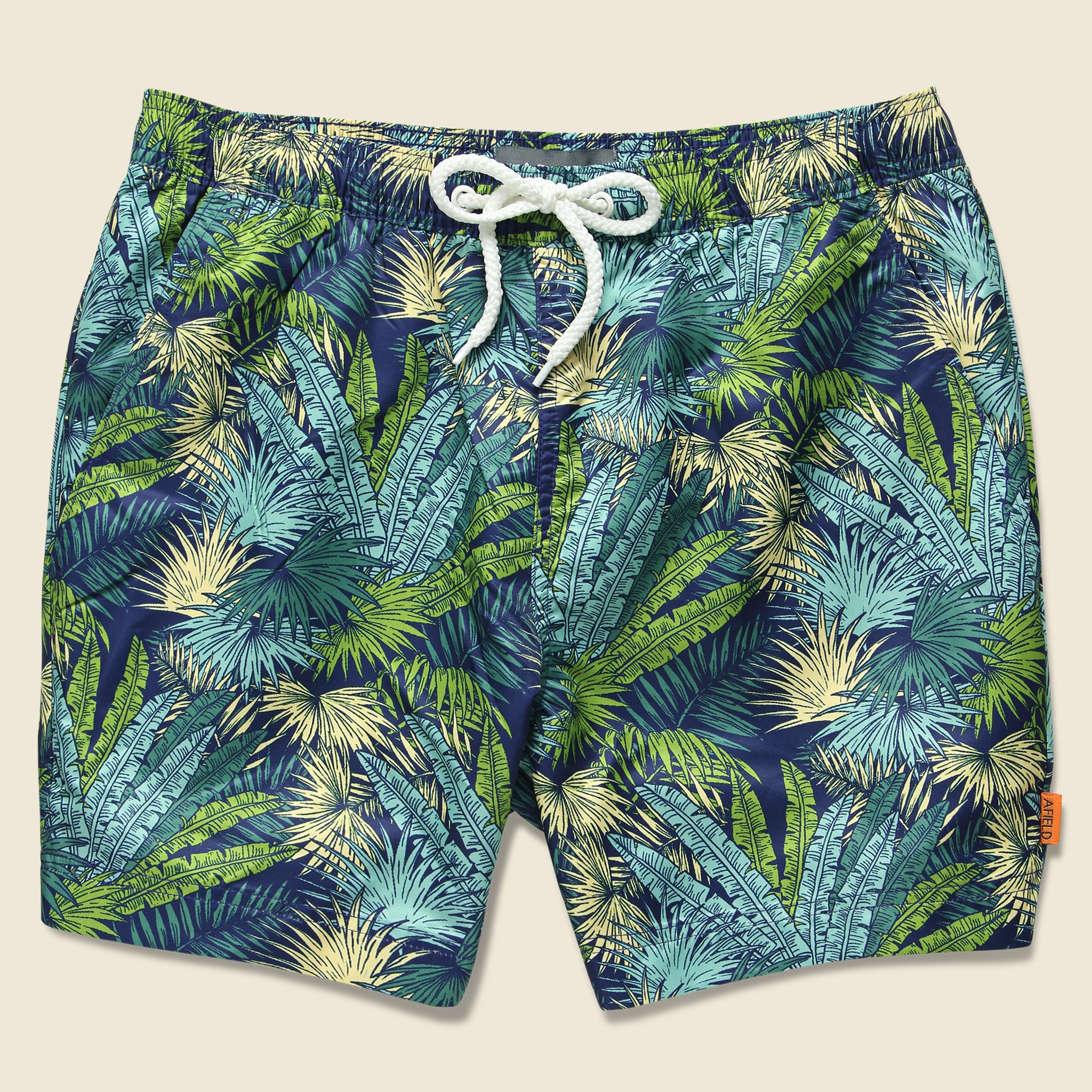 Afield, Printed Swimshorts - Palms