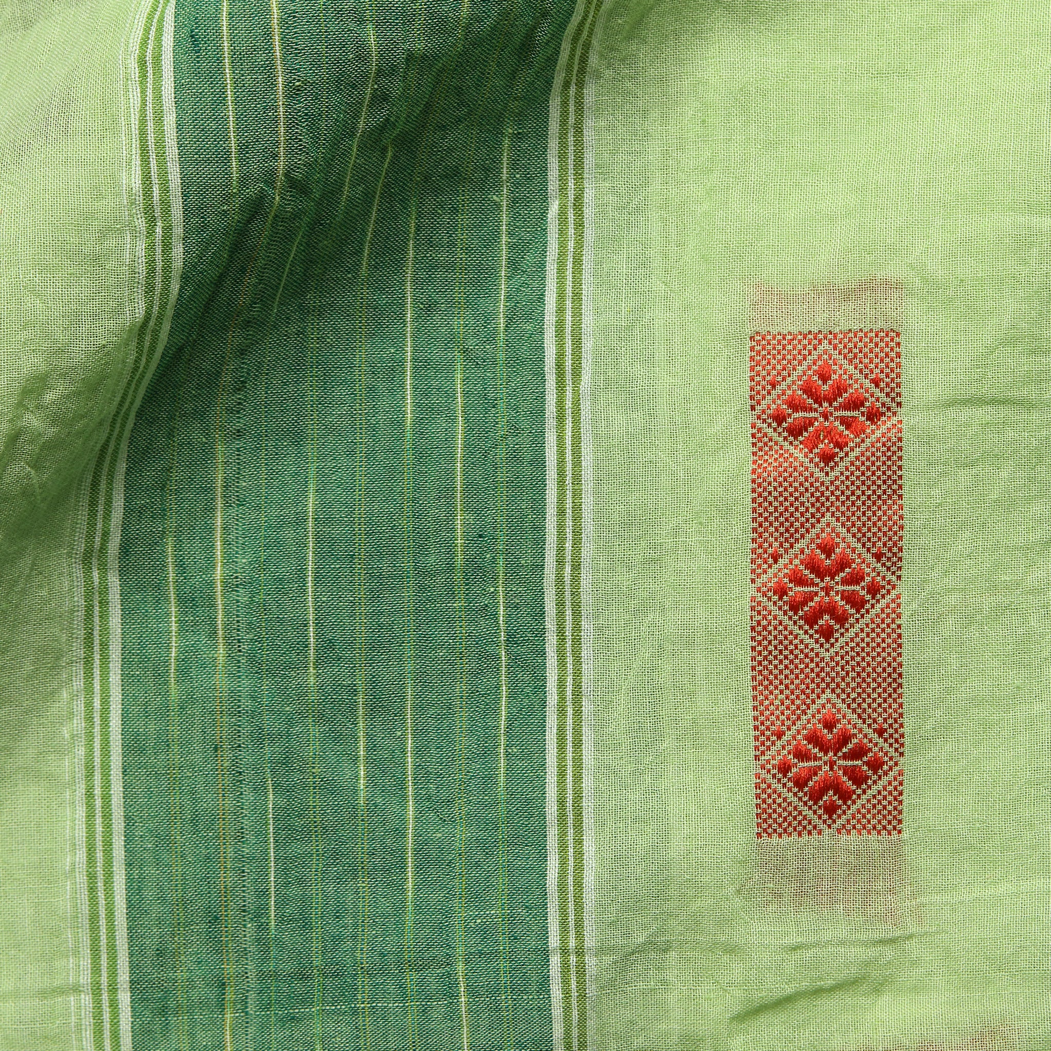 Auntie Oti, Sari Wrap - Green