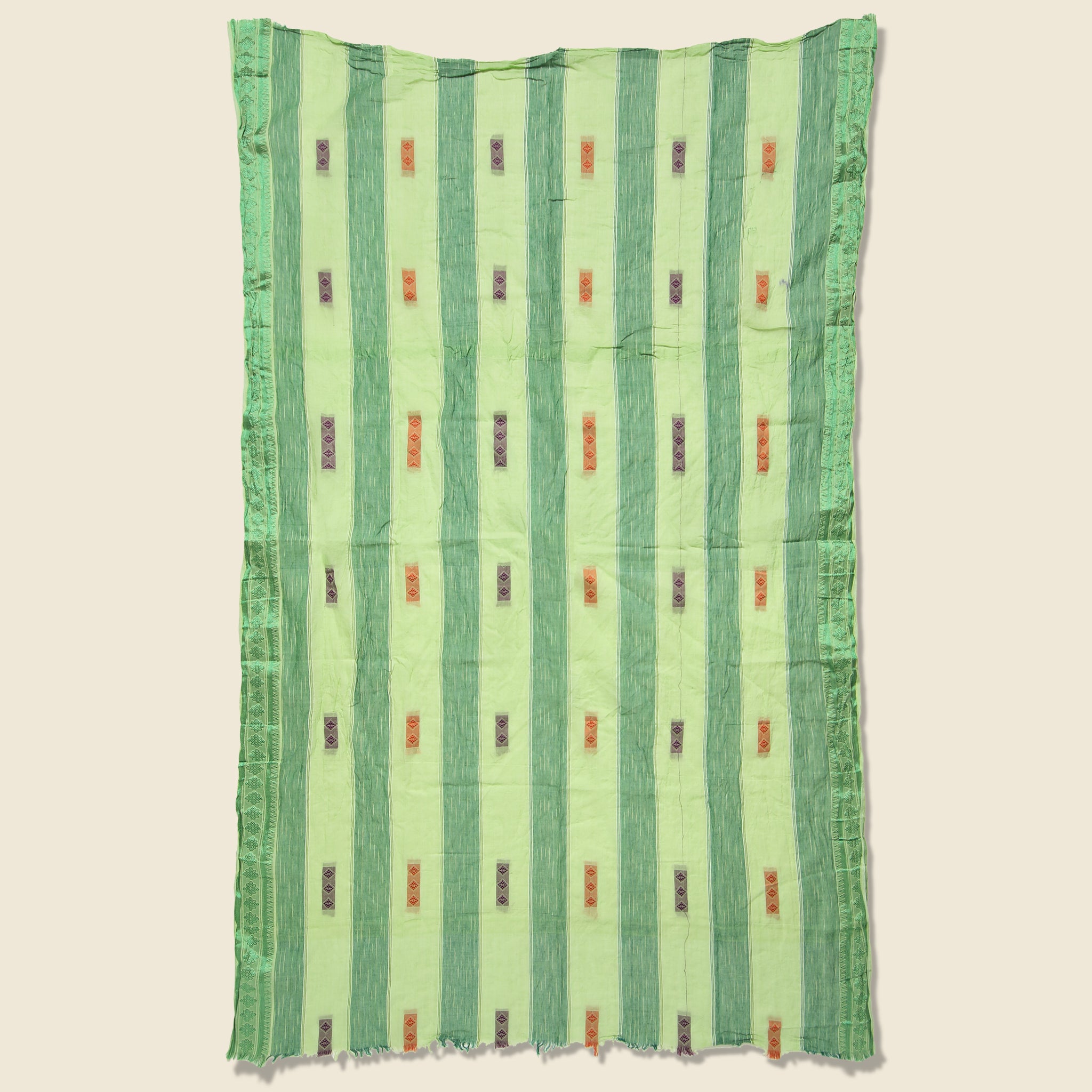 Auntie Oti, Sari Wrap - Green