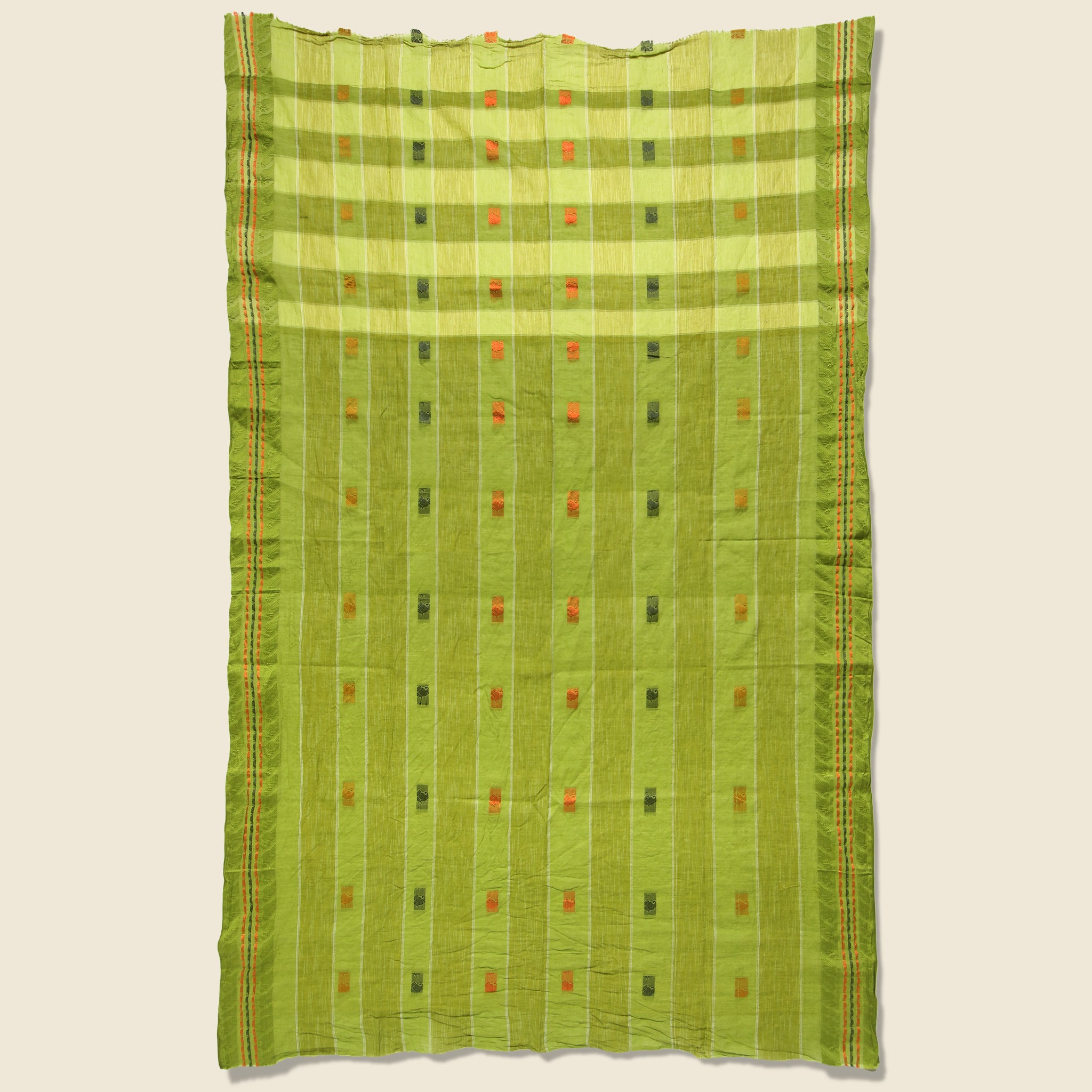 Auntie Oti, Sari Wrap - Olive