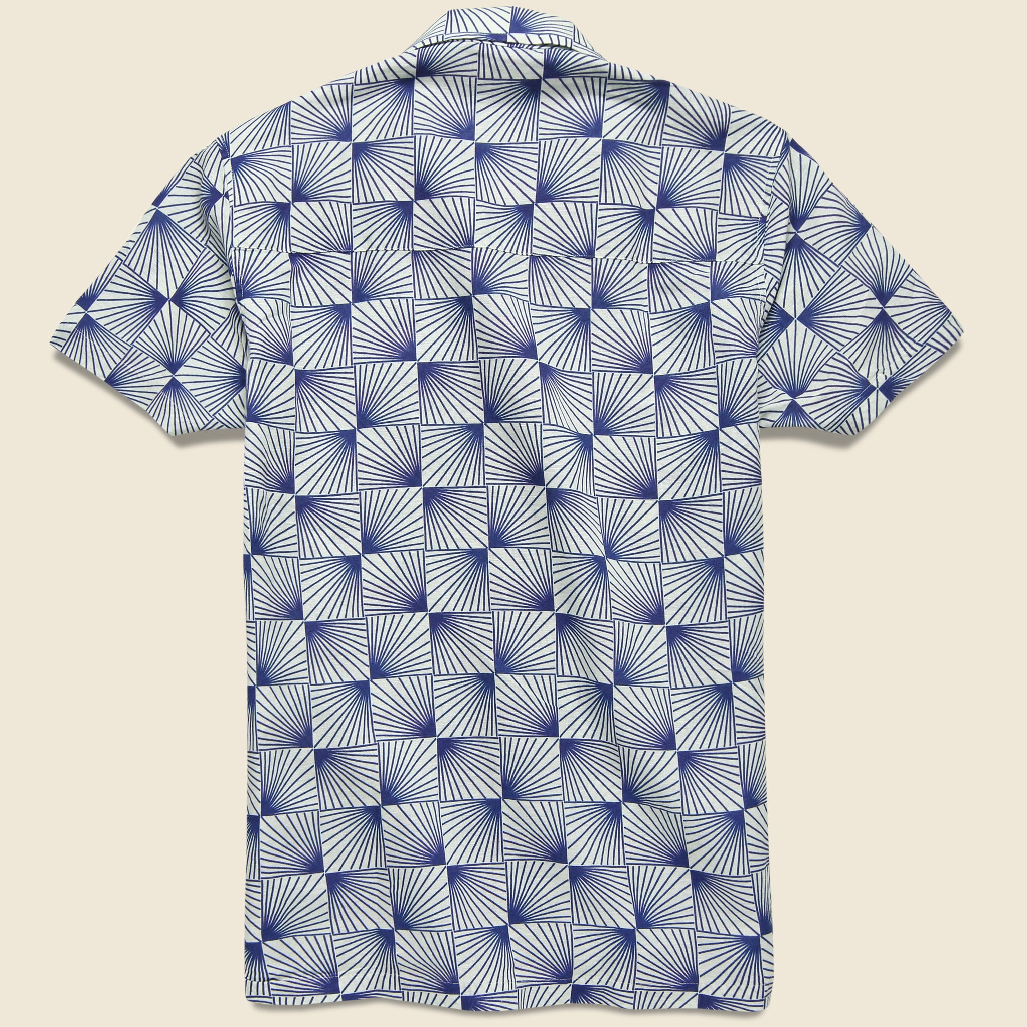 Far Afield, Selleck Shirt - Monaco Blue Sun Rays