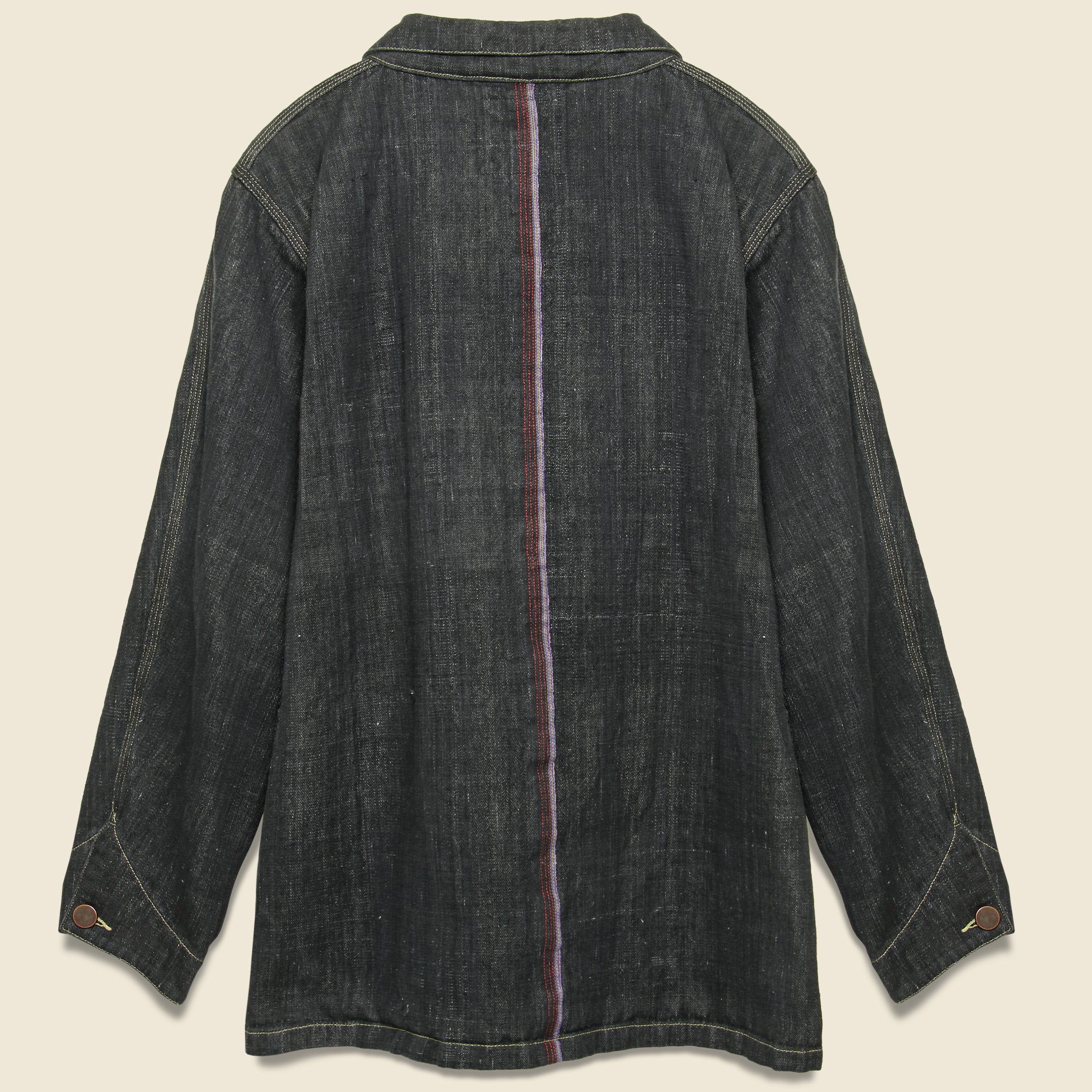 Auntie Oti, Selvedge Denim Jacket - Black