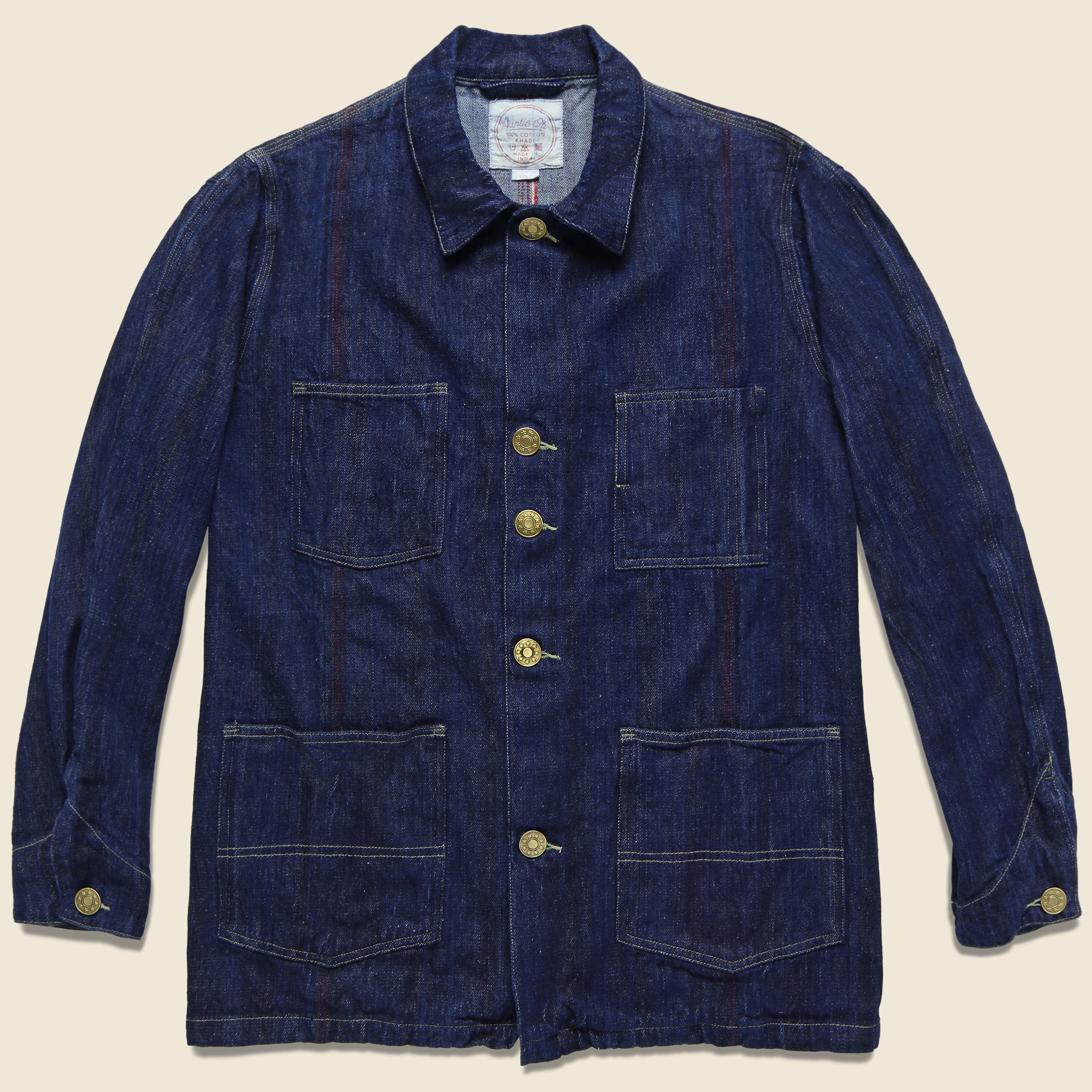 Auntie Oti, Selvedge Denim Jacket - Indigo