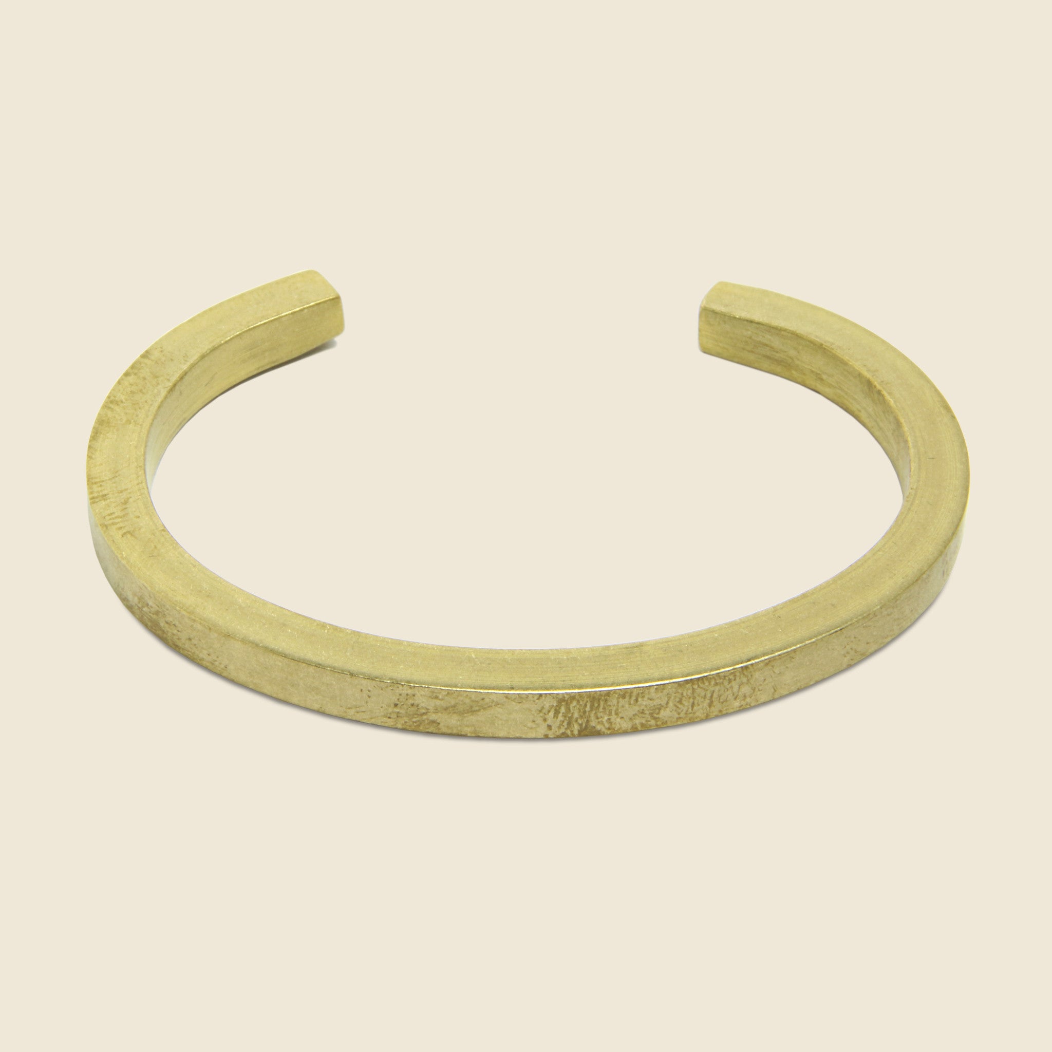 Craighill, Small Uniform Square Cuff - Brass