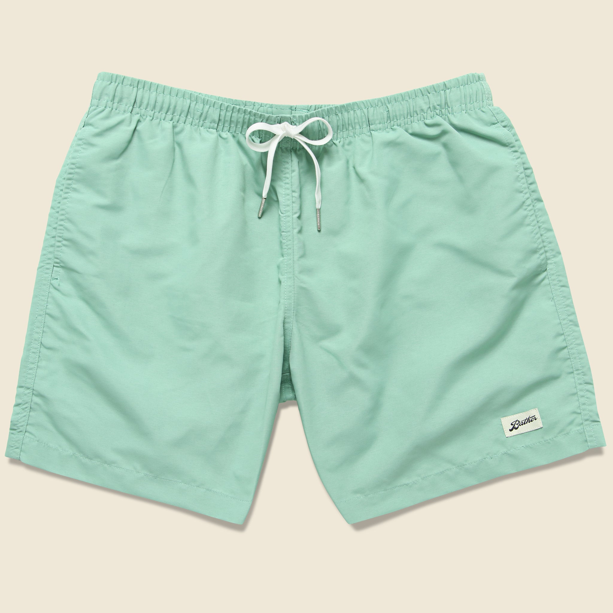 Bather, Solid Swim Trunk - Sea Foam