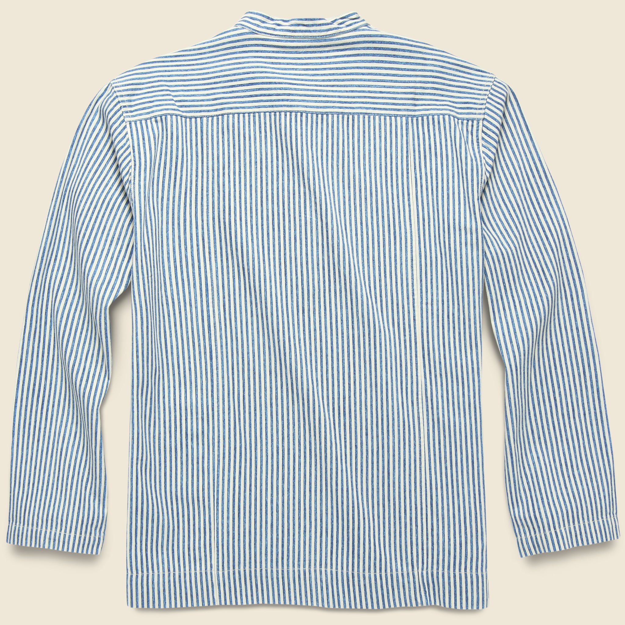 Corridor, Spec Dye Stripe Popover - Blue/White