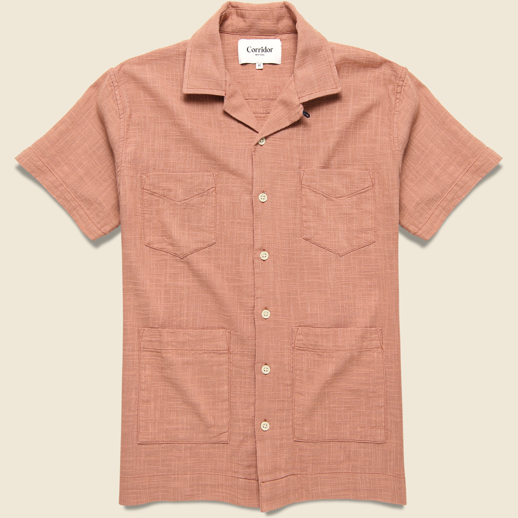 Corridor, Super Slub Shirt - Dusty Rose