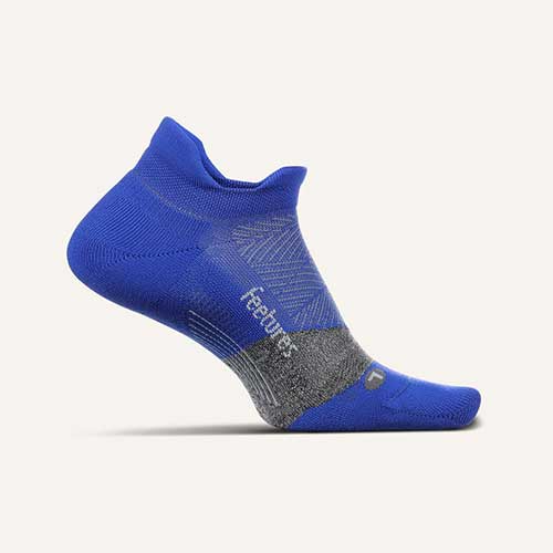 Feetures, Unisex Elite Max Cushion No Show Tab - Boost Blue