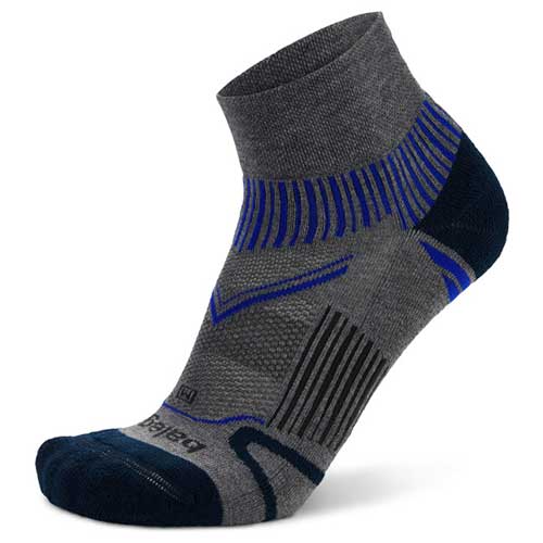 Balega, Unisex Enduro Quarter Socks - Grey Heather/Ink