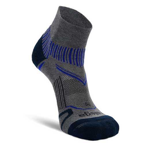 Balega, Unisex Enduro Quarter Socks - Grey Heather/Ink