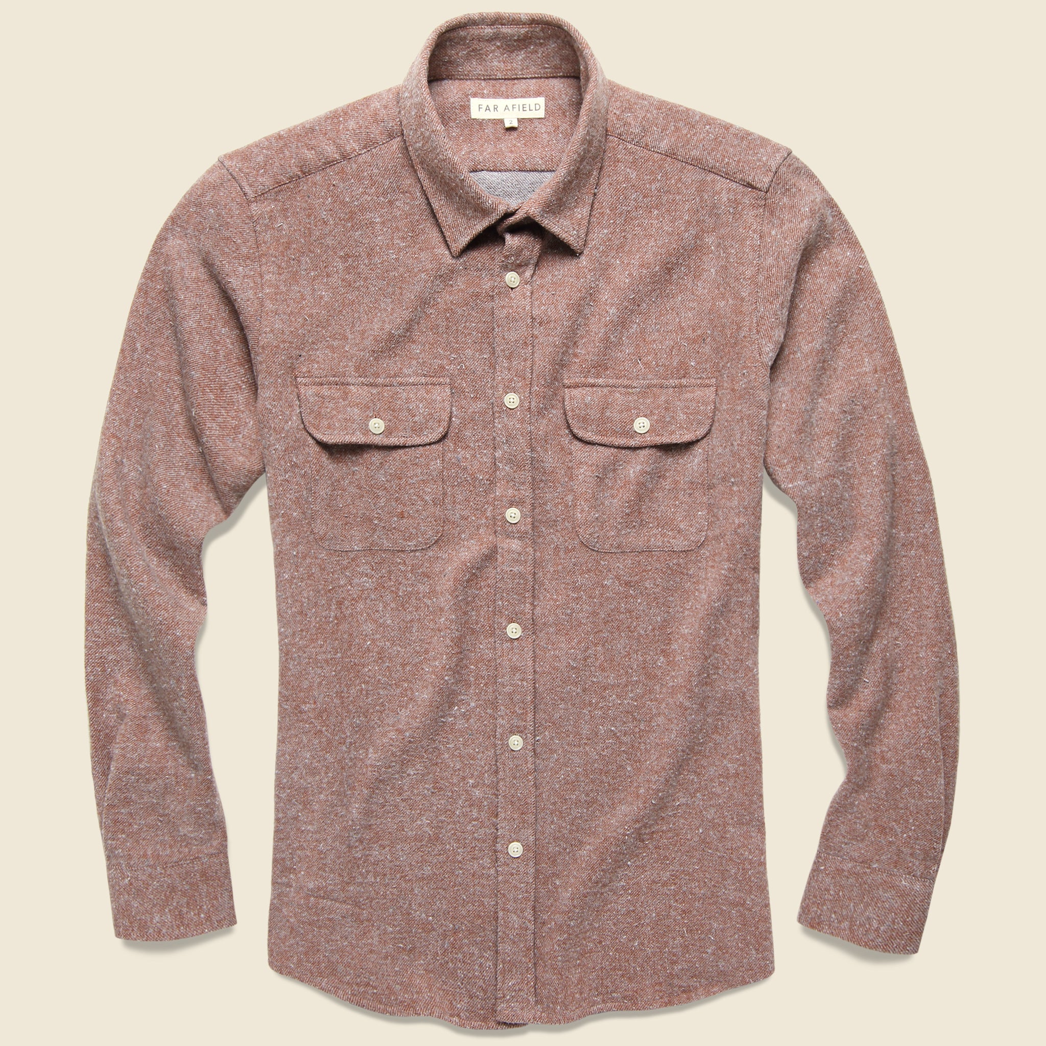 Afield, Workwear Flannel - Brick